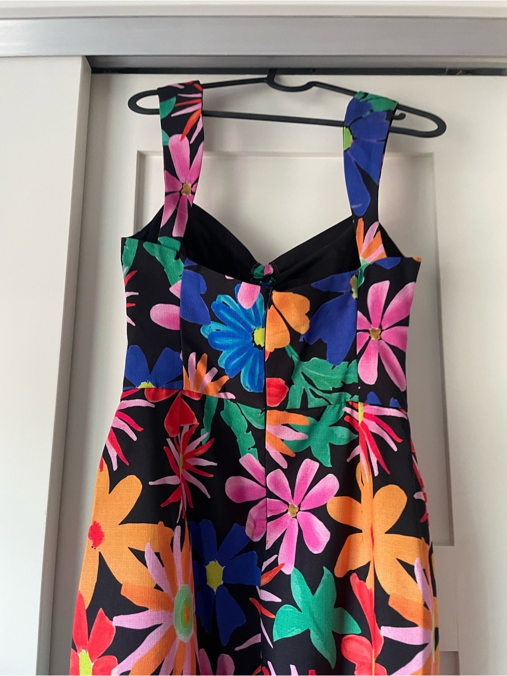 PatBo Vibrant Floral Sundress with Fringe Hem - Picture 4 of 6